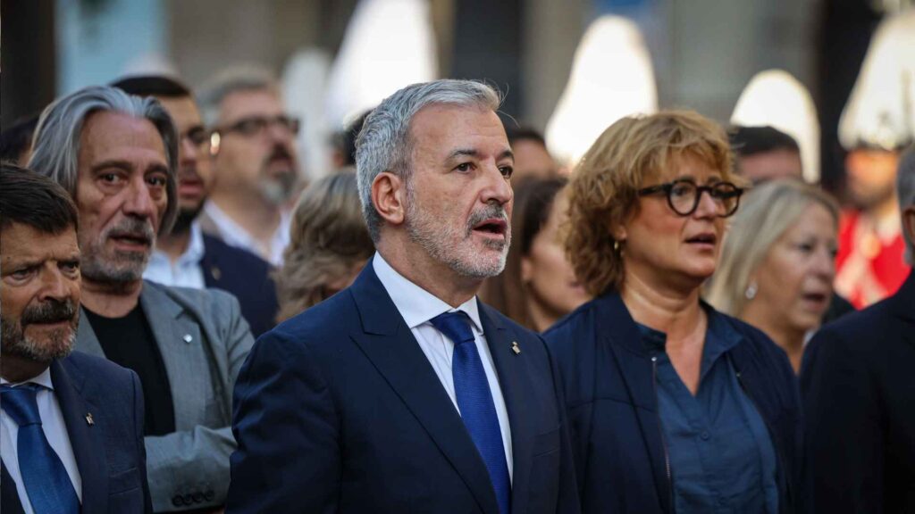 Jaume Collboni ofrena floral Rafael Casanova