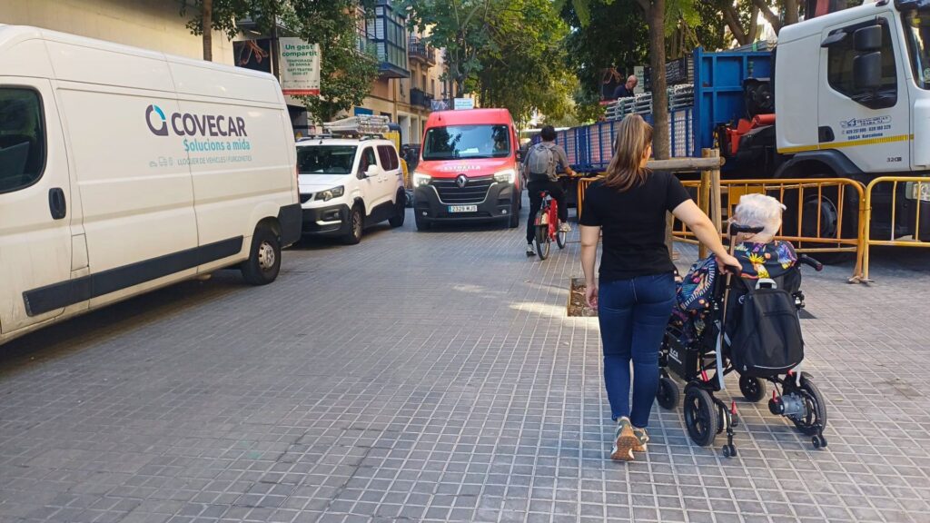 dificultats de mobilitat a Consell de cent
