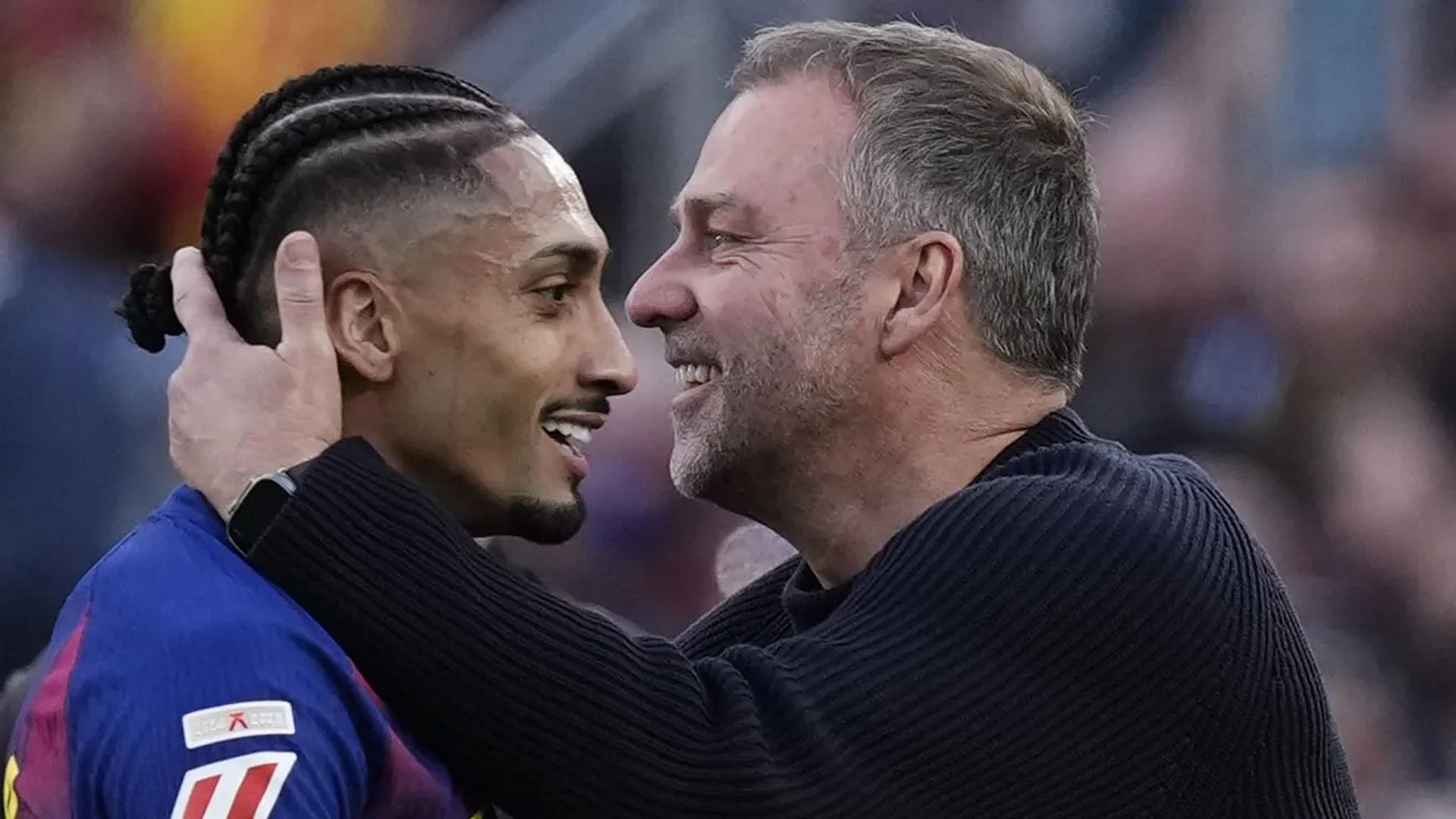 Hansi Flick diu que Raphinha és un dels millors jugadors del mon