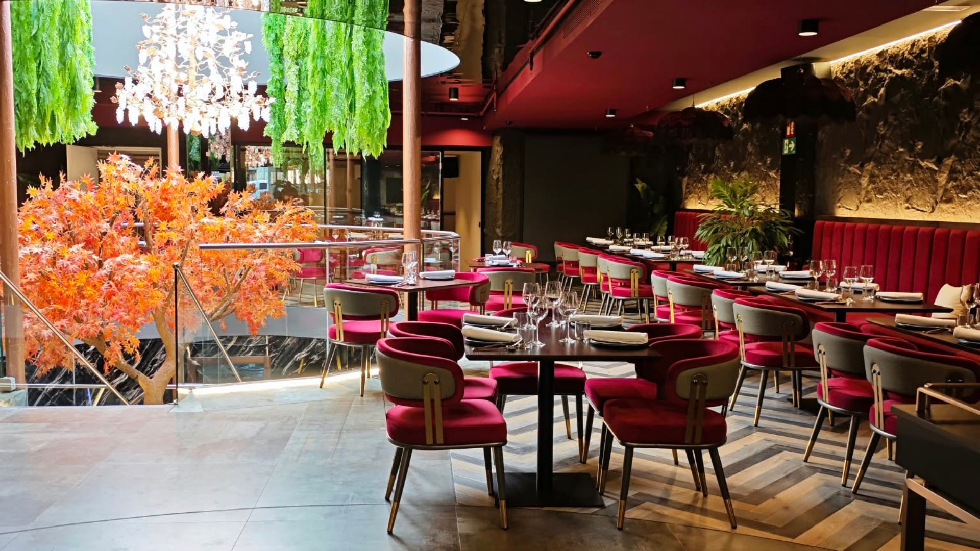 Un dels salons del restaurant Tbilisi Boulevard