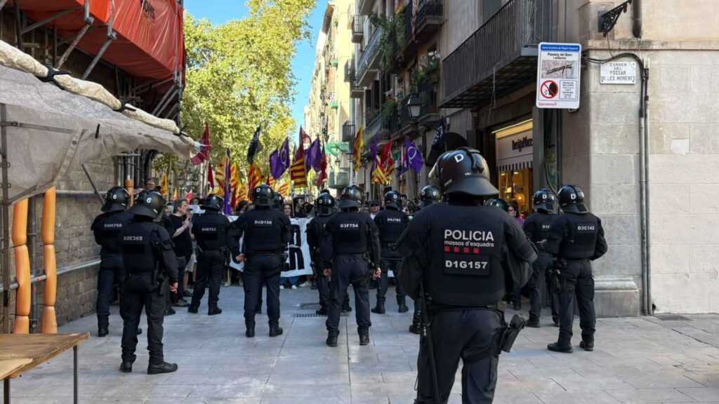 tensió Mossos mobilitzacions Fossar Moreres