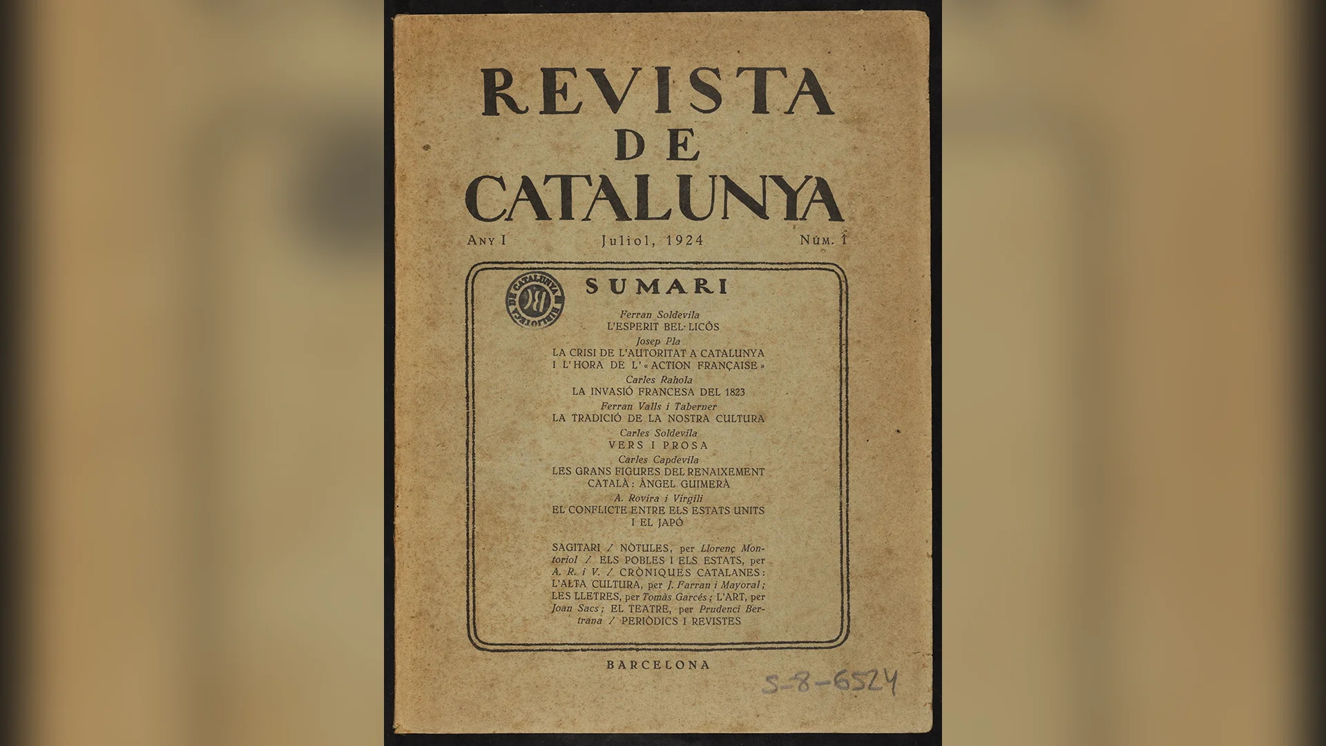 100 anys de la 'Revista de Catalunya' | pòdcast, ràdio