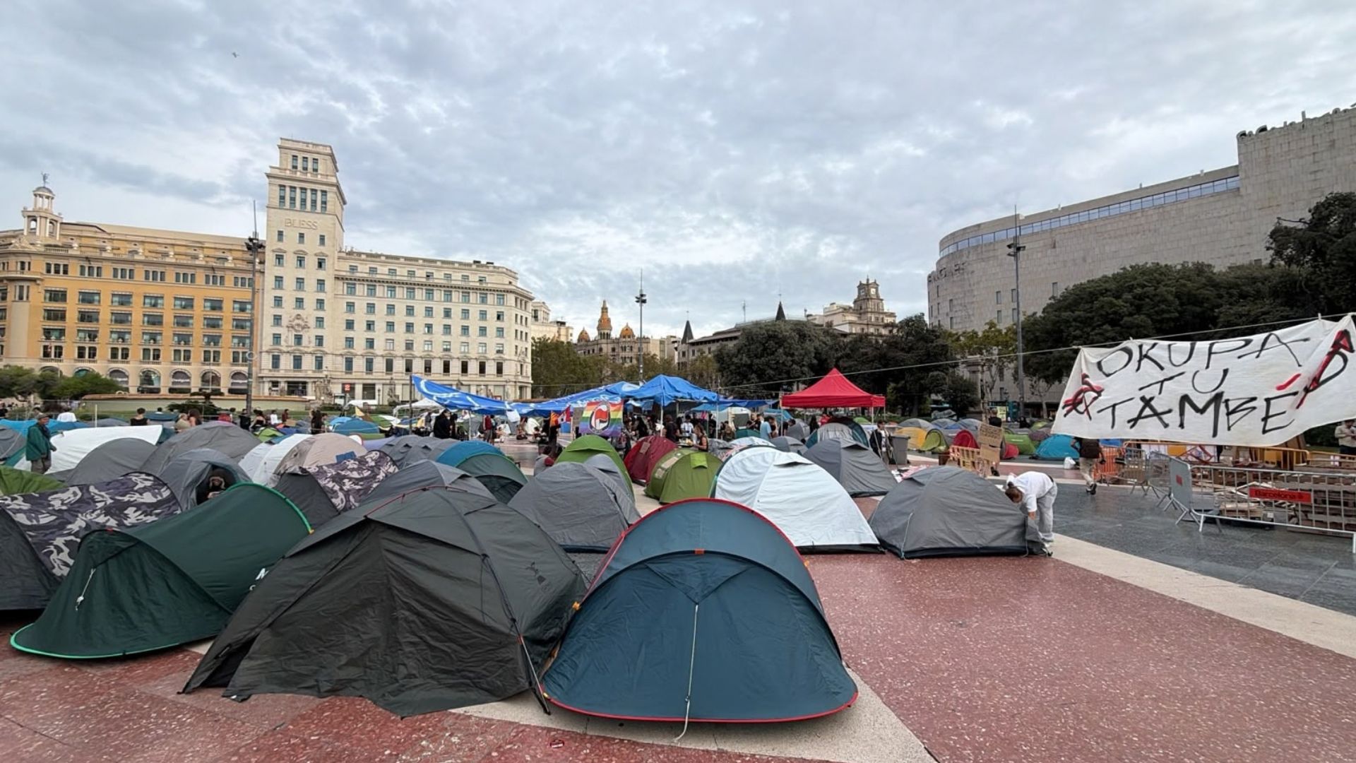 acampada plaça Catalunya