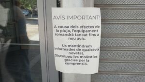 L’impacte econòmic dels aiguats: “L’economia no pot anar afrontant xocs de 117 milions”