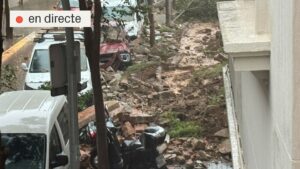 Última hora de les pluges: sis famílies evacuades, esllavissades i una trentena d’escoles amb danys